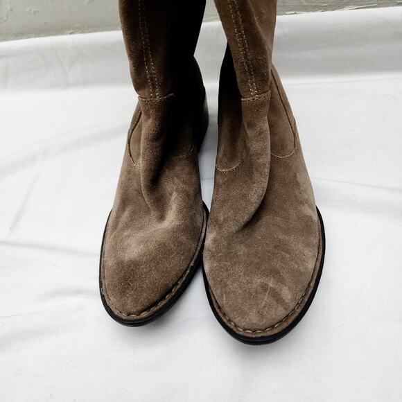 Born Crown Cady Suede Leather Over The Knee Riding Boots Women's 7.5 - Picture 4 of 12